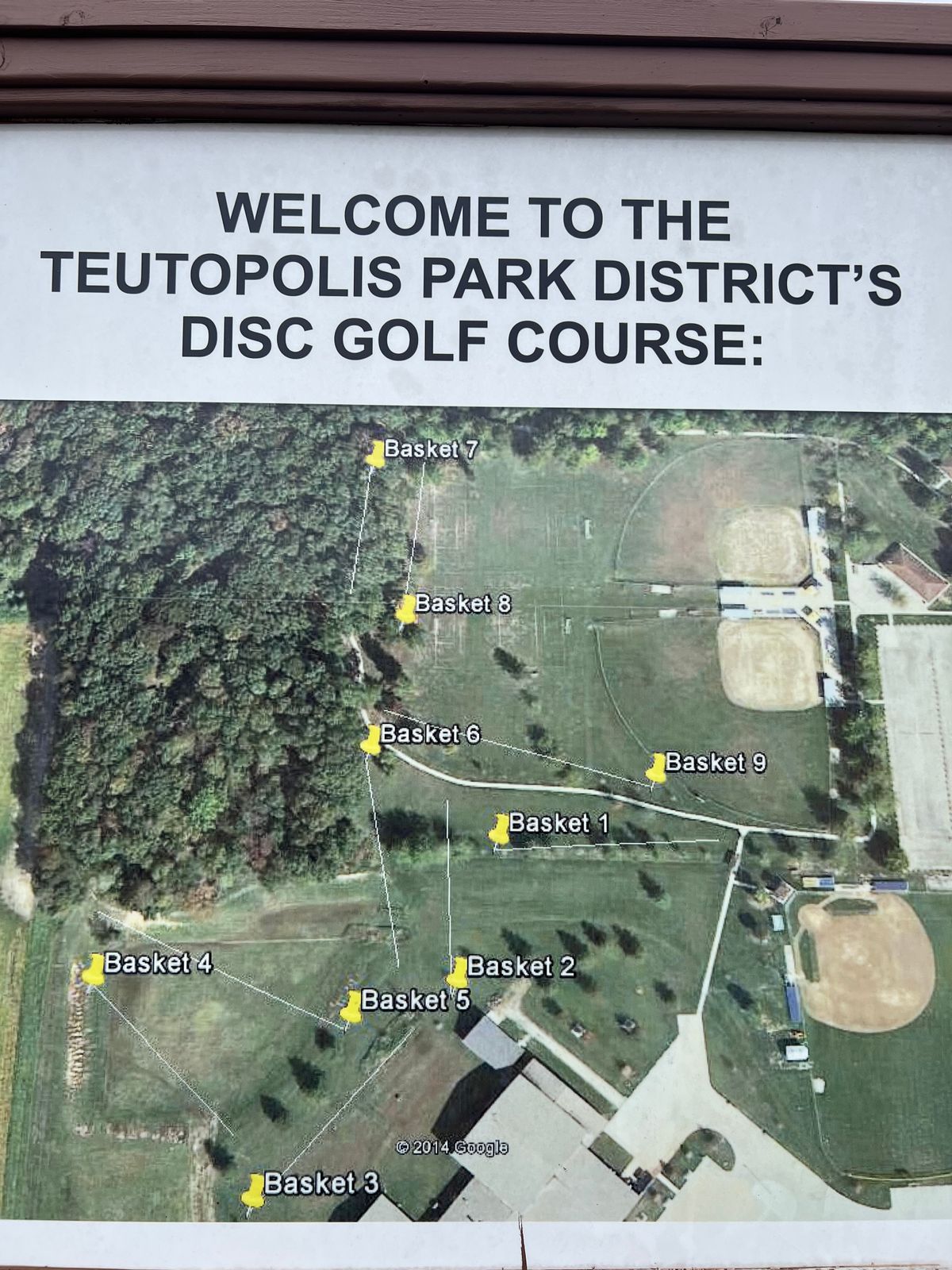 Teutopolis Community Park Teutopolis, IL UDisc Disc Golf Course