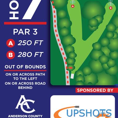 Another example of the new Tee Signs for Anderson County Community Park DGC in Lawrenceburg, KY