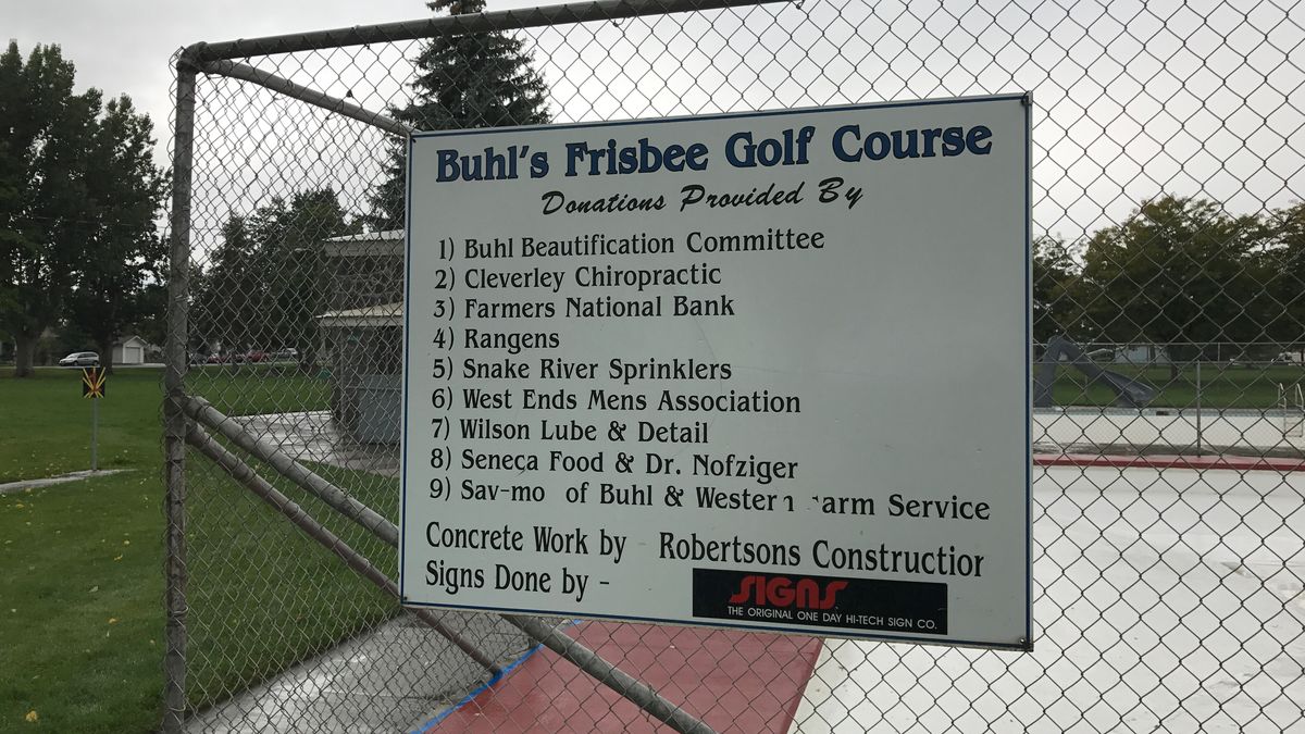 Eastman Park Buhl, ID UDisc Disc Golf Course Directory