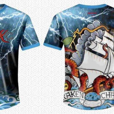 Second edition of our jerseys features the mural on our shop