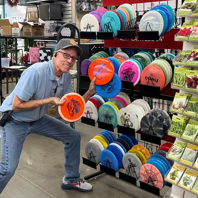 Mike is happy to help you find the right disc!