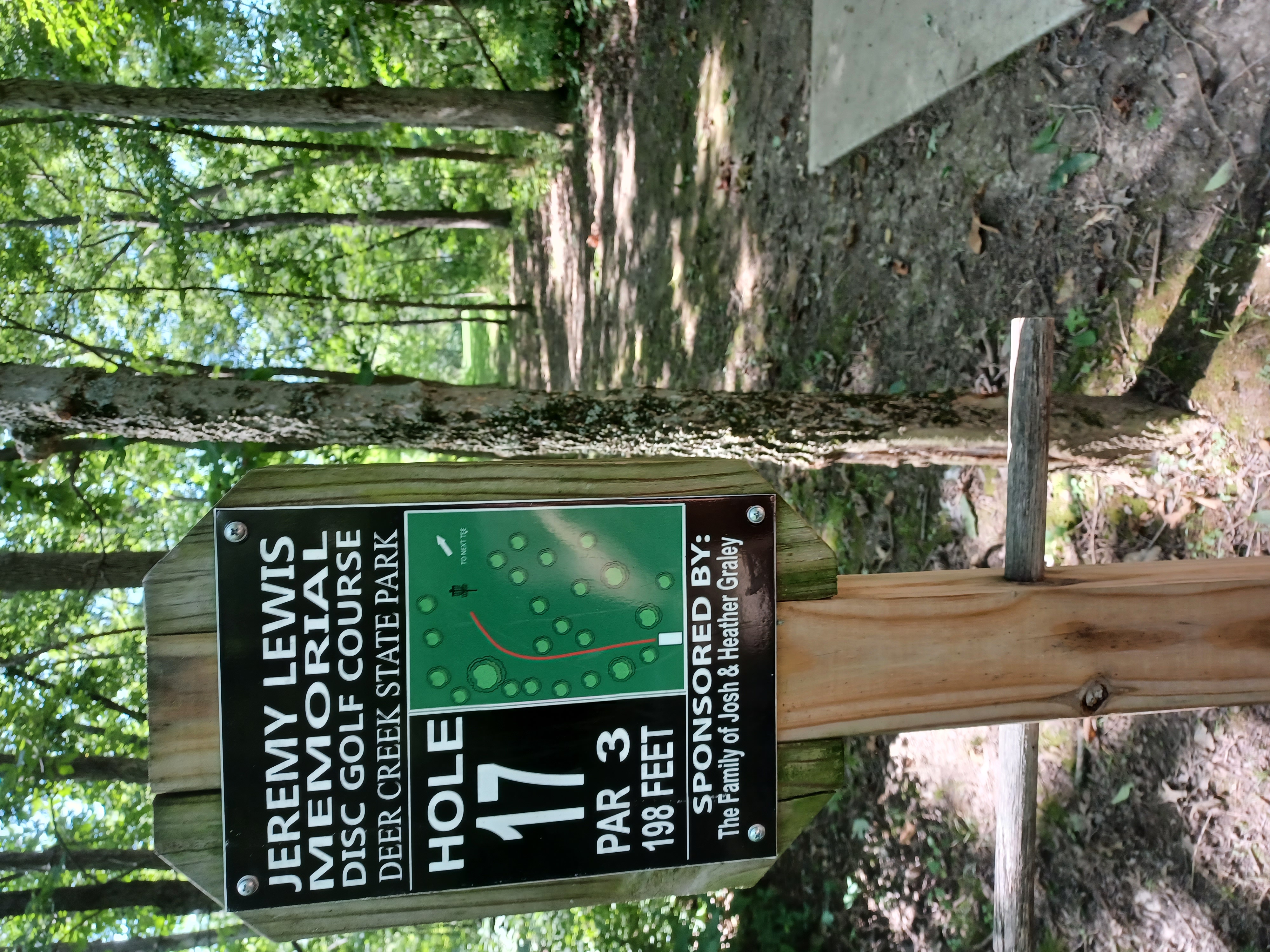 Deer Creek - Jeremy Lewis Memorial - Course Map | UDisc Disc Golf Course  Directory