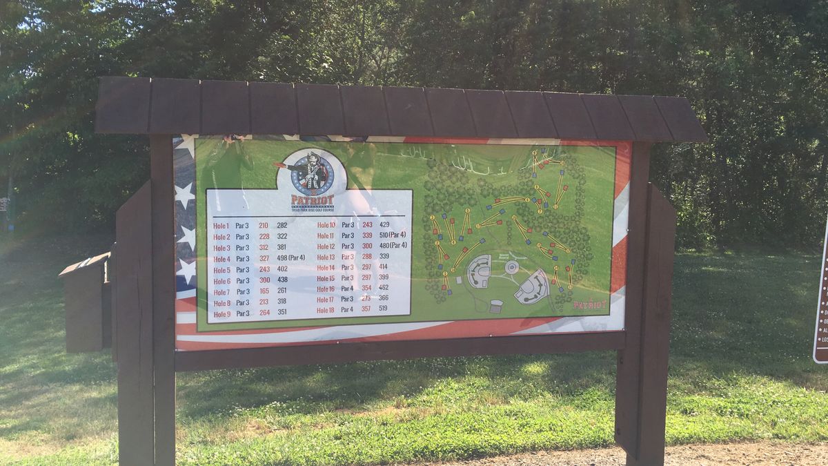 Patriot DGC Kernersville, NC UDisc Disc Golf Course Directory