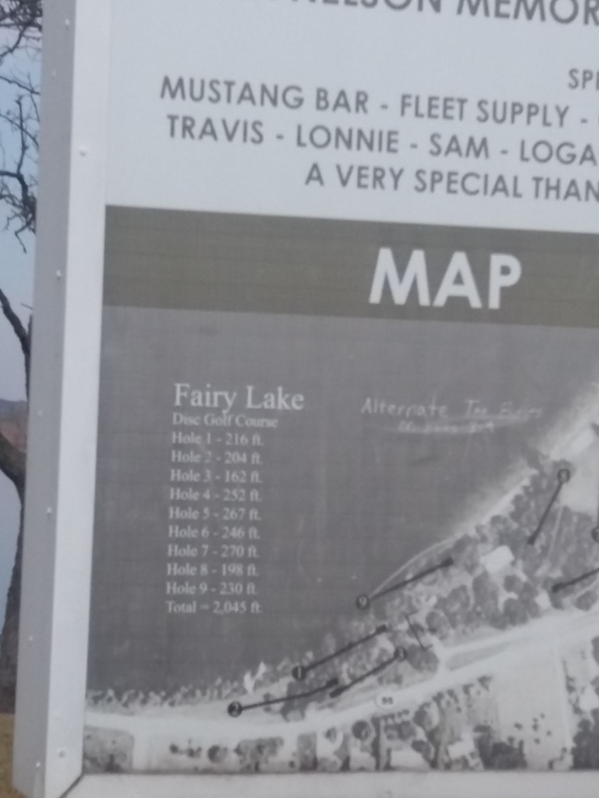 Fairy Lake Sauk Centre, MN UDisc Disc Golf Course Directory