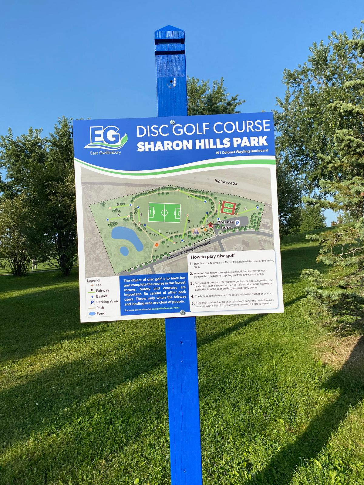 East Gwillimbury Disc Golf - Your Guide to Disc Golf in East