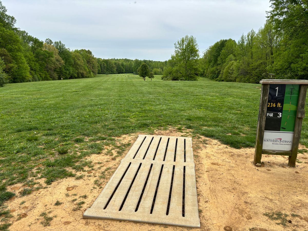 Eagle Valley at USI Evansville, IN UDisc Disc Golf Course Directory