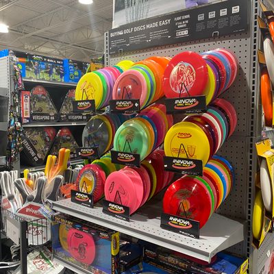 A number of Innova discs, unfortunately only about 12 mold varieties, but some champion and star.
