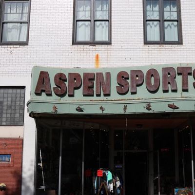 Storefront in downtown Flagstaff