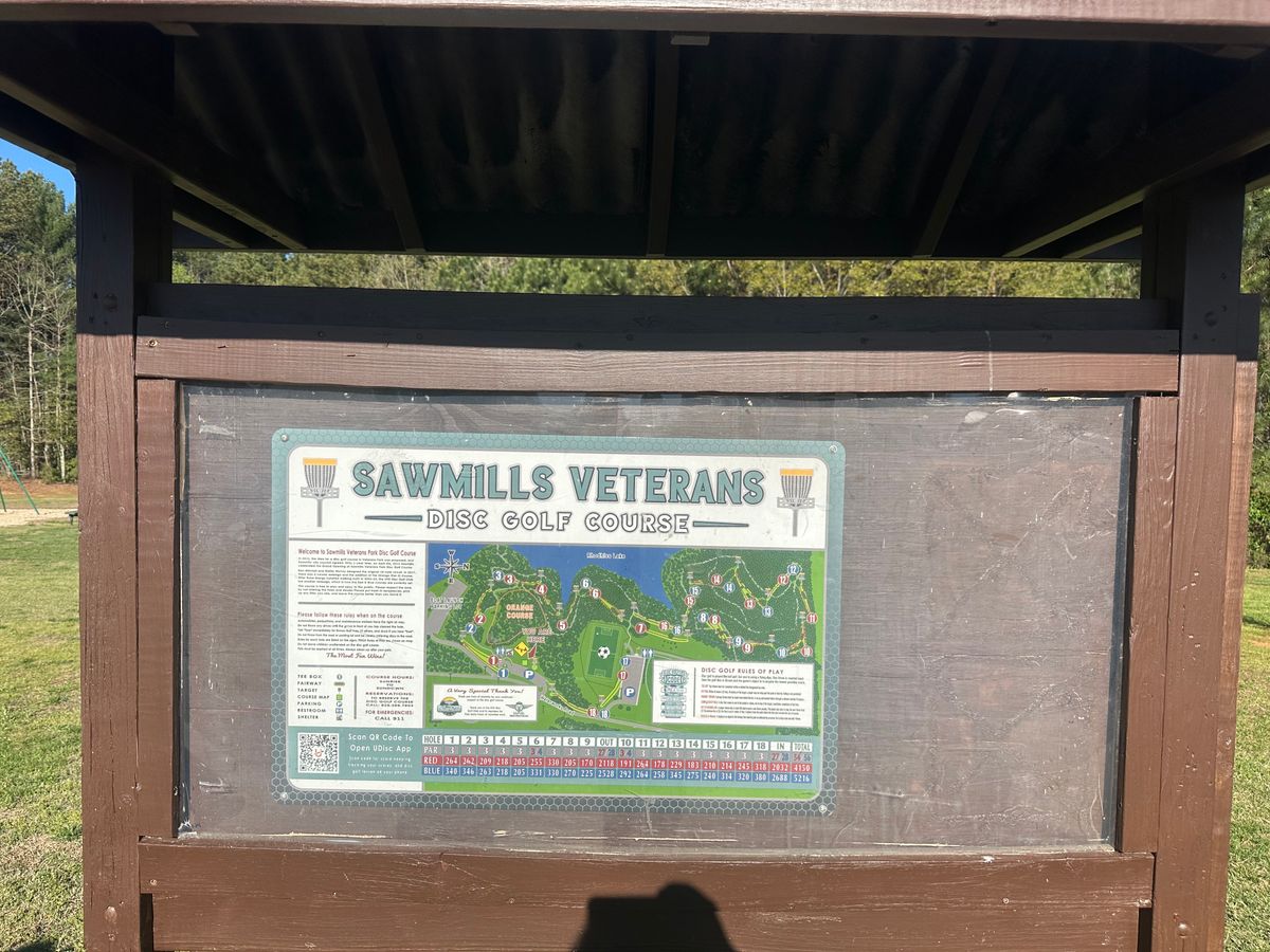 Sawmills Veterans Park Granite Falls, NC UDisc Disc Golf Course