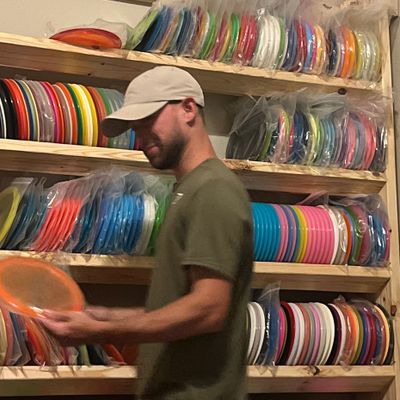 Going through the shelves at the QuickDiscs Hub is always a journey