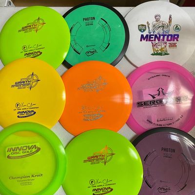 Variety of discs for all levels