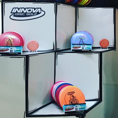 Affordable DX discs in most molds for field testing and putters for grabbing chains.
