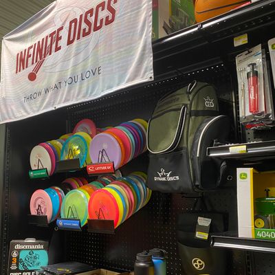 This was the entire disc golf selection at the time of my visit.