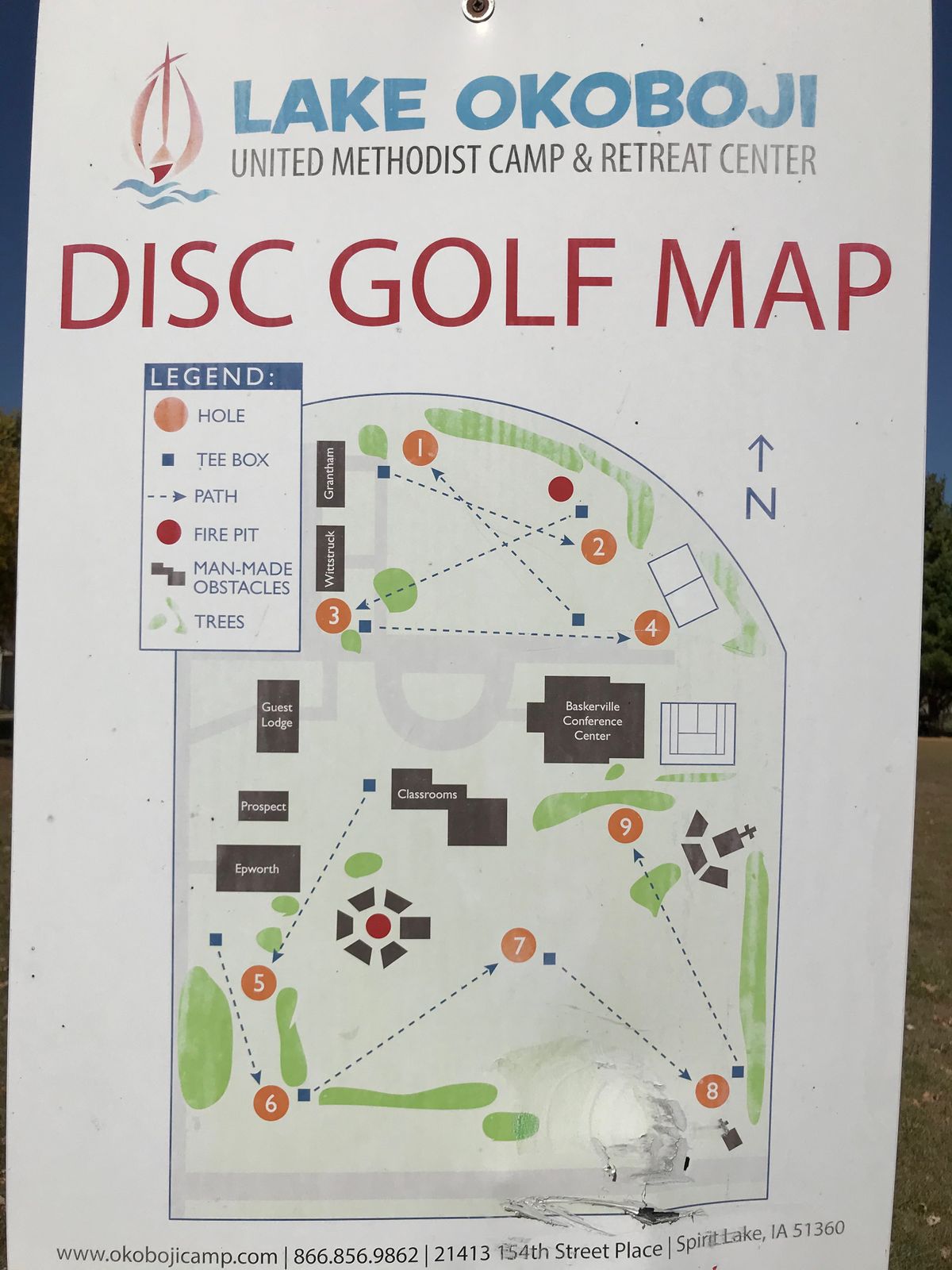 Lake Okoboji Camp - Spirit Lake, IA | UDisc Disc Golf Course Directory |  UDisc