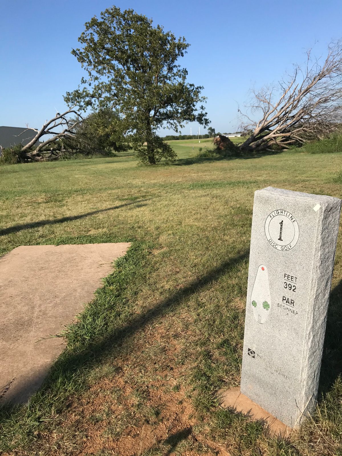 Pauls Valley Flightline Pauls Valley, OK UDisc Disc Golf Course