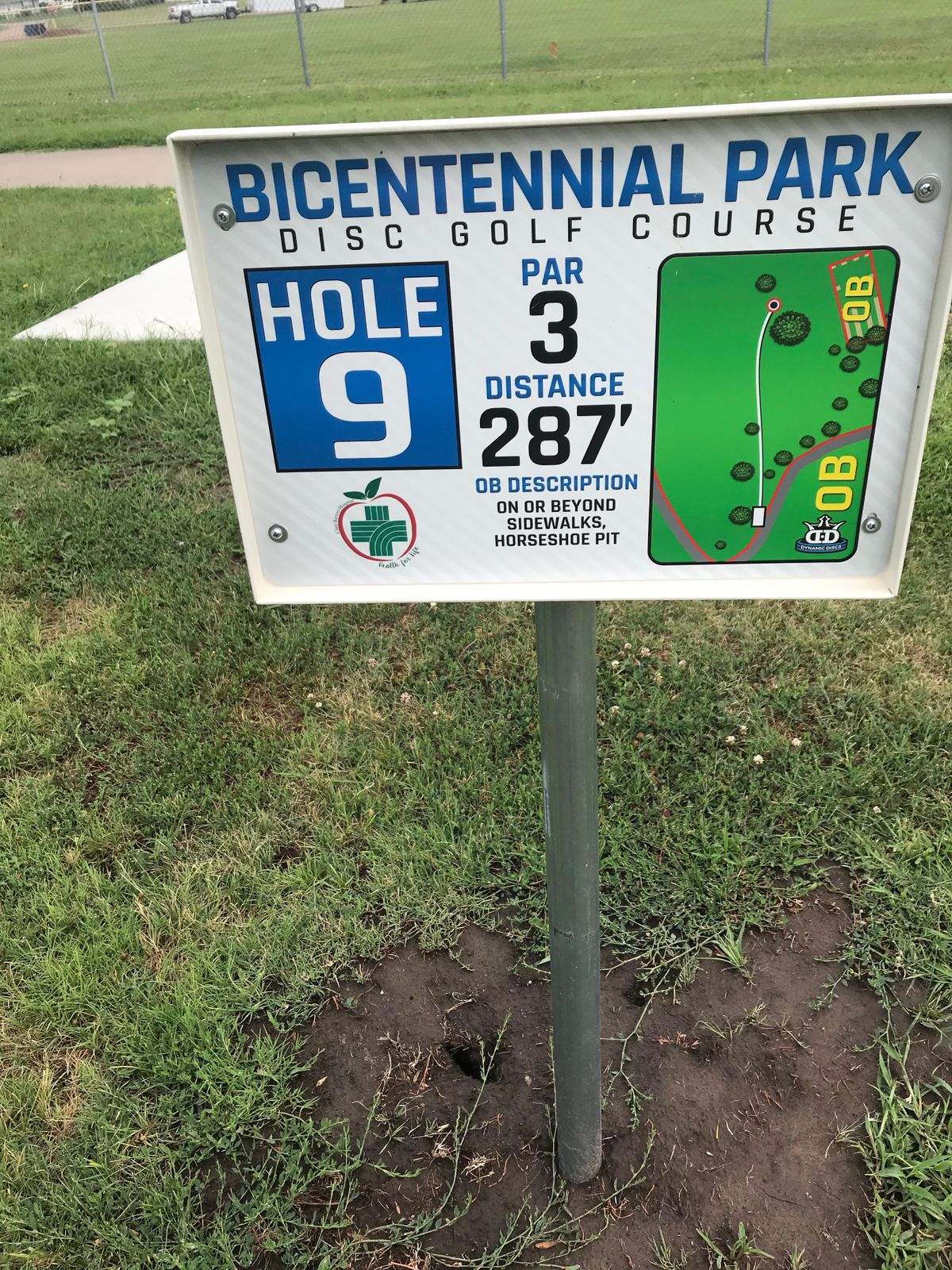 Bicentennial Park Hoisington, KS UDisc Disc Golf Course Directory