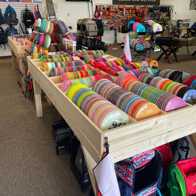 Largest selection of discs, bags, carts, and targets in the whole Chattanooga/North Georgia area.