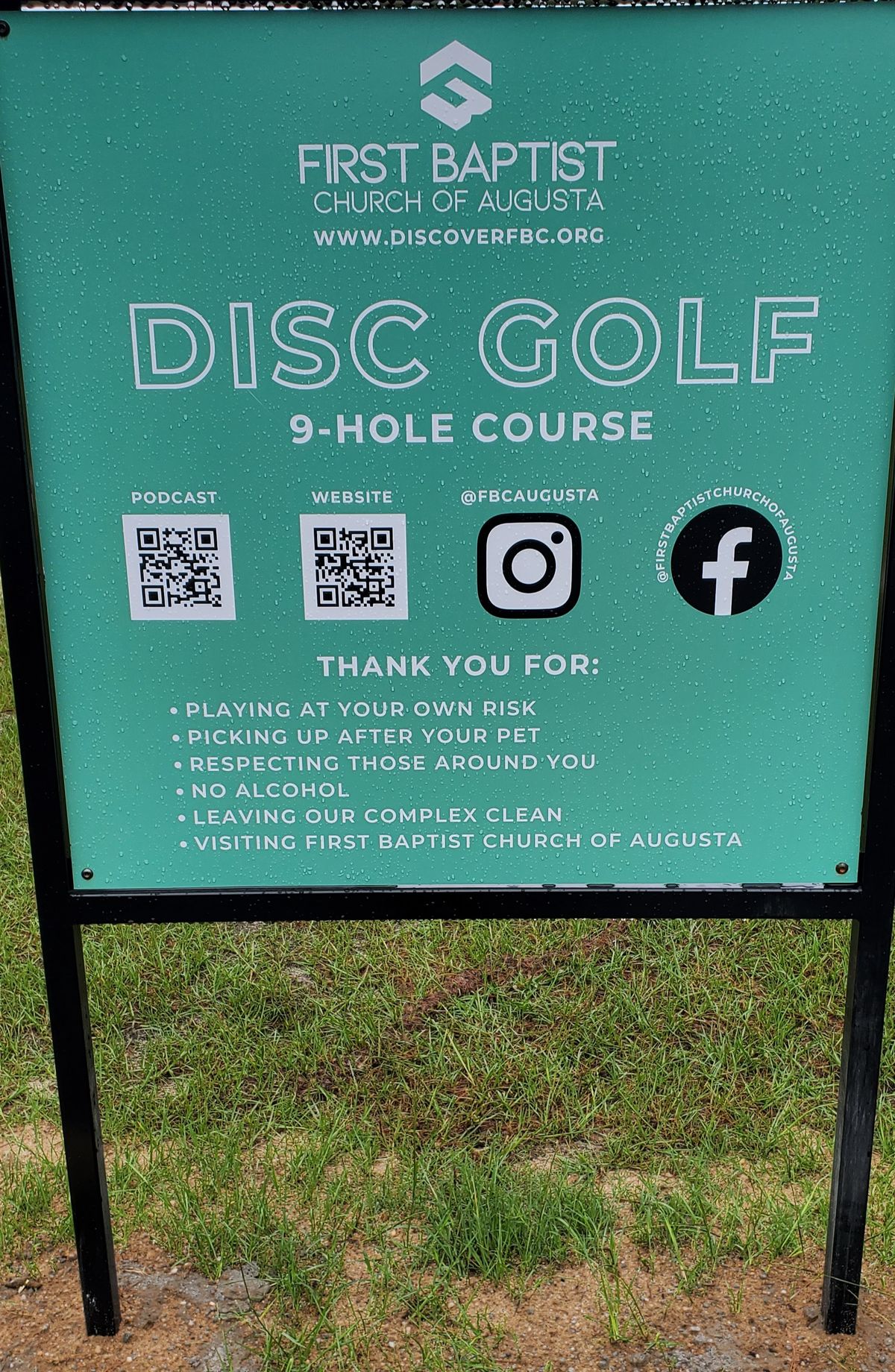 First Baptist Augusta Disc Golf Course Augusta, GA UDisc Disc Golf