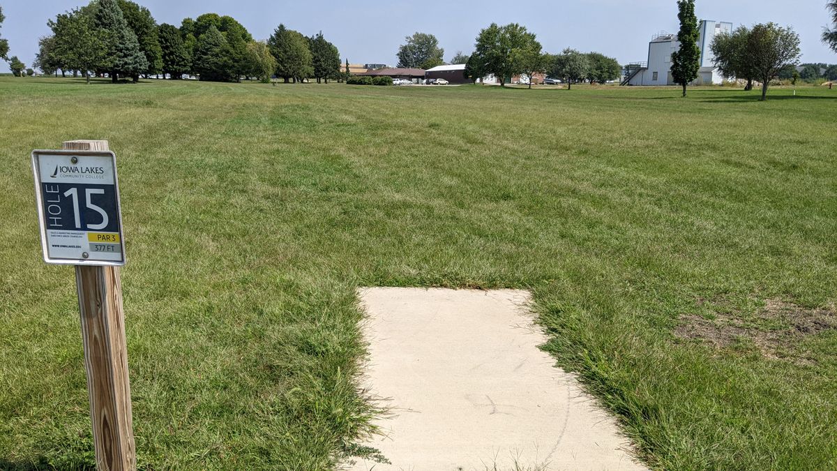 Iowa Lakes Community College Emmetsburg, IA UDisc Disc Golf Course