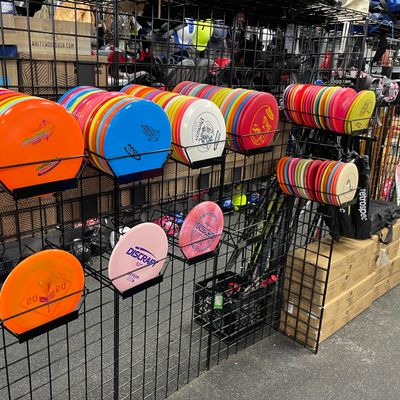 Mostly used and new innova discs, new innova and discraft discs and bags coming soon.