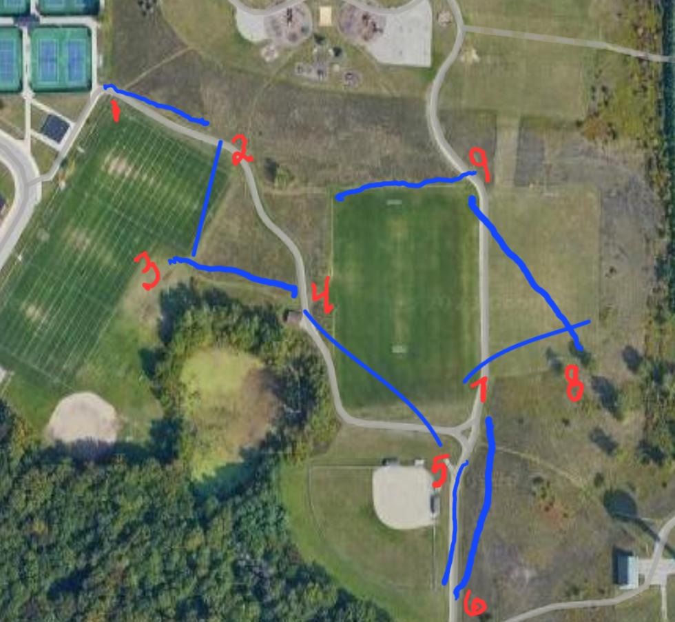 Caledonia High School Disc Golf Course Caledonia, MI UDisc Disc