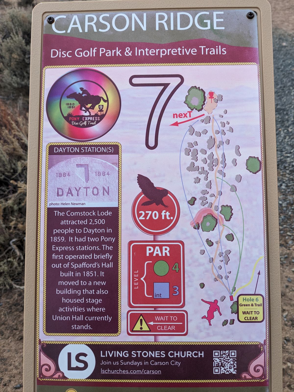 Pony Express At Carson Ridge - Carson City, NV | UDisc Disc Golf Course ...