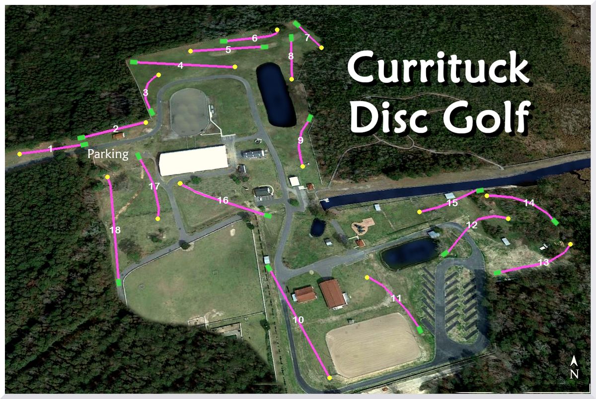 Currituck County Rural Center Powells Point, NC UDisc Disc Golf Course Directory