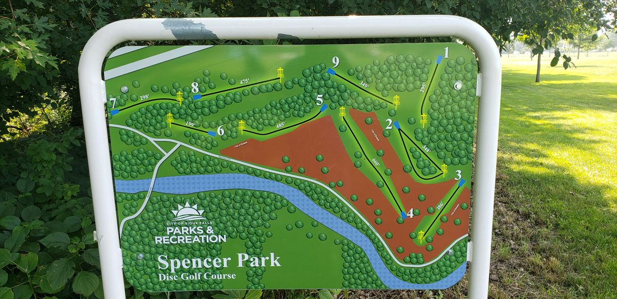 Spencer Park Sioux Falls, SD UDisc Disc Golf Course Directory