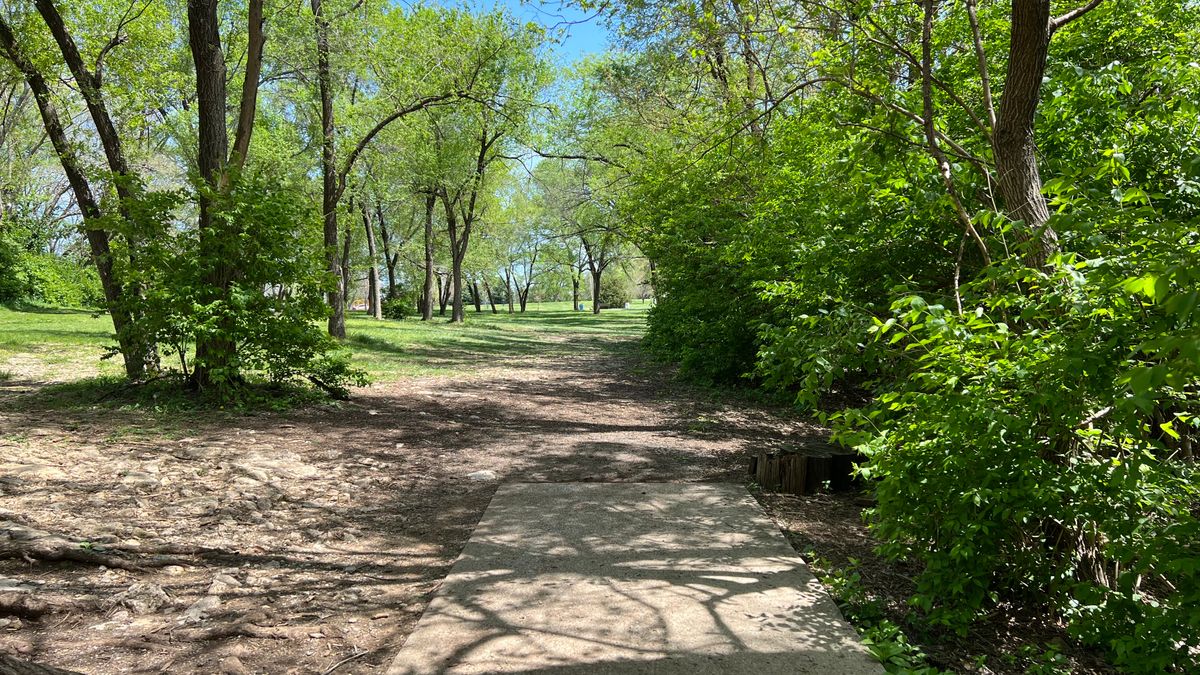 Rosedale Park DGC Up Top Kansas City, KS UDisc Disc Golf Course