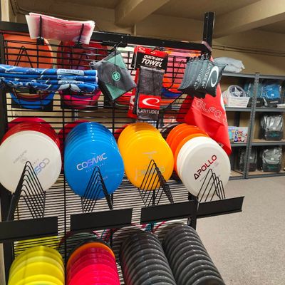 Towels, Sportsacks, Alfa Discs, Obsidian Discs
