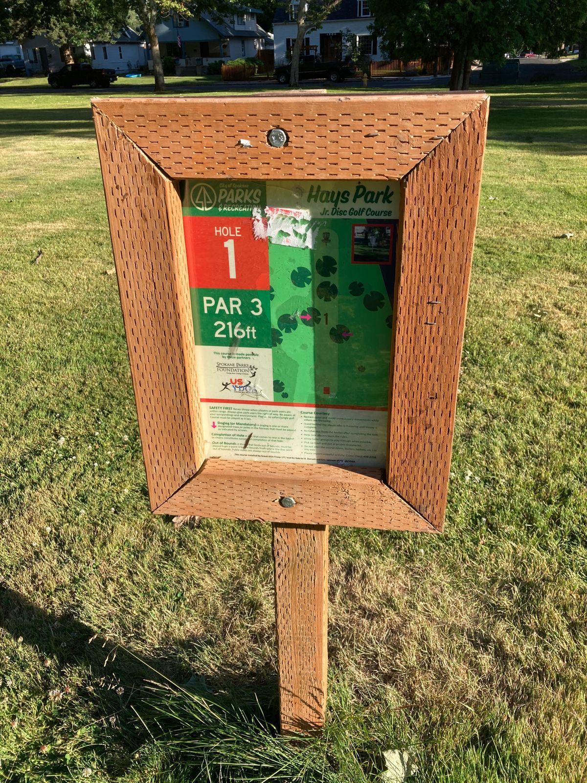 Hays Park Spokane, WA UDisc Disc Golf Course Directory