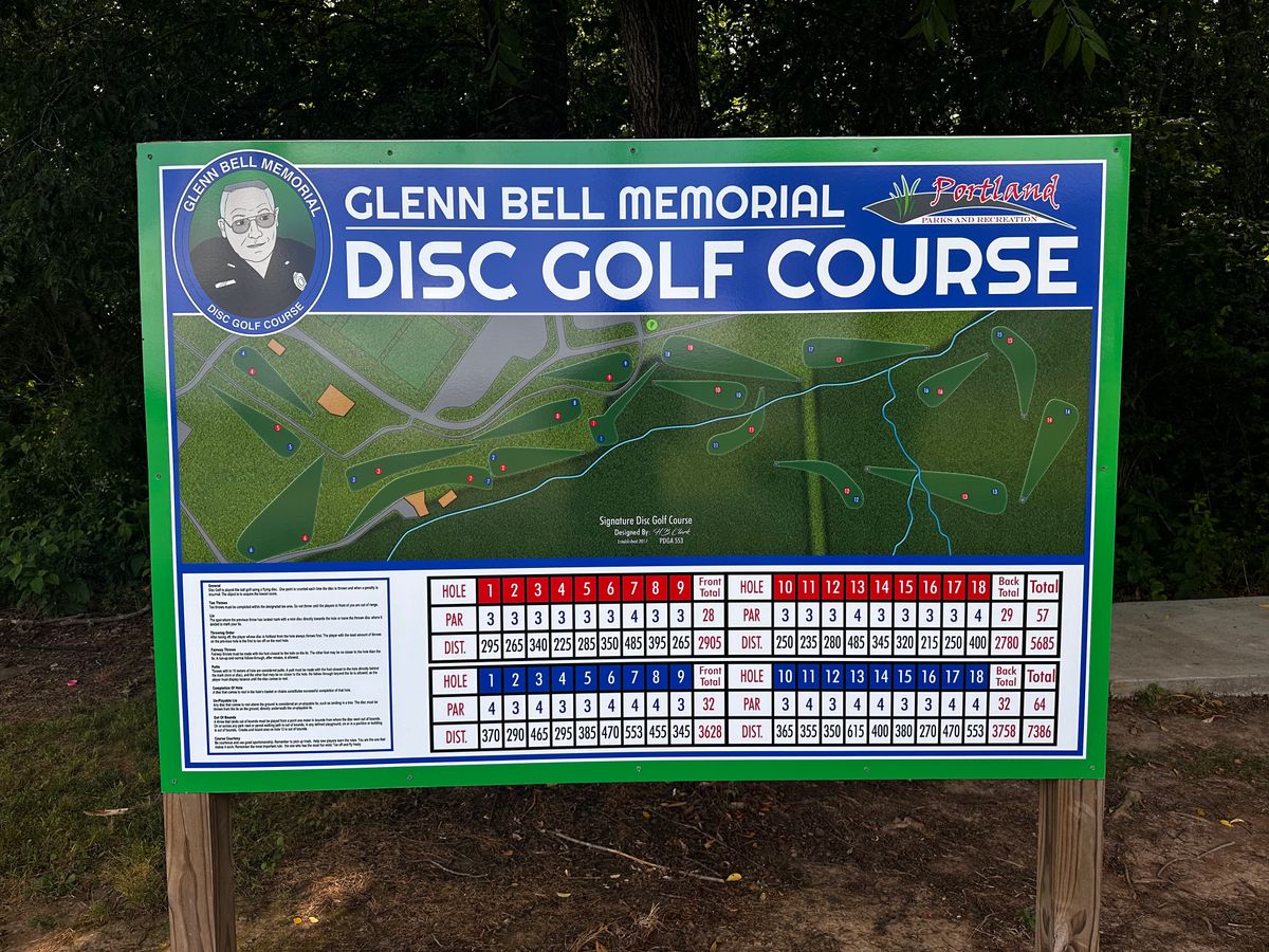 Glenn Bell Memorial Disc Golf Course Portland, TN UDisc Disc Golf