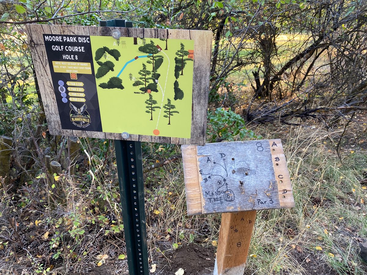 Moore Park Disc Golf Course Klamath Falls, OR UDisc Disc Golf