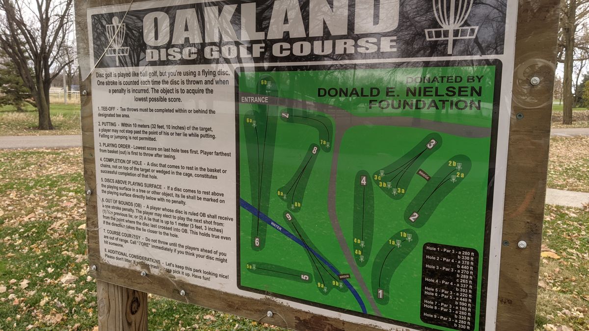 Oakland Oakland, NE UDisc Disc Golf Course Directory UDisc
