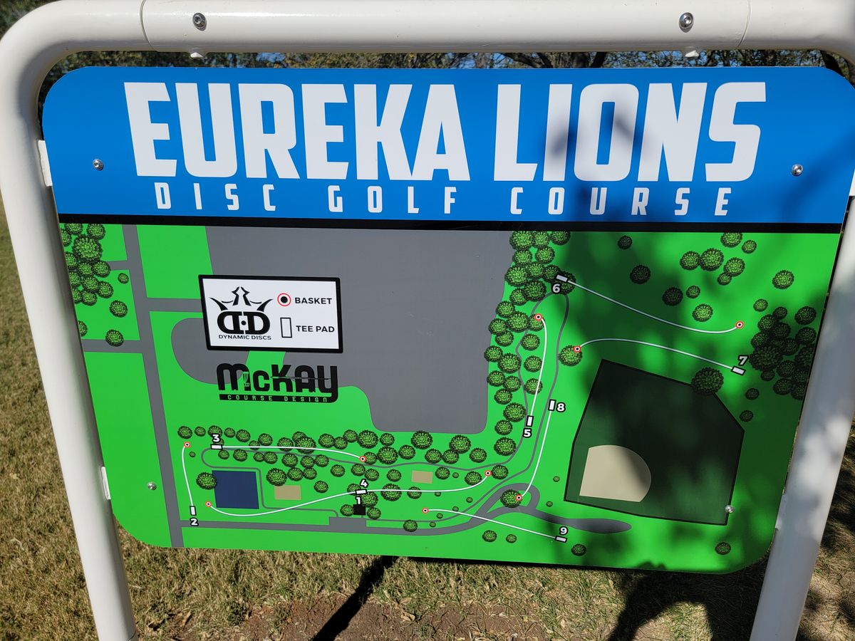 Eureka Lions Disc Golf Course Eureka, KS UDisc Disc Golf Course