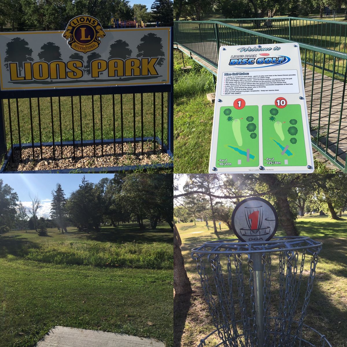 Lumsden Lions Park Lumsden, SK, Canada UDisc Disc Golf Course