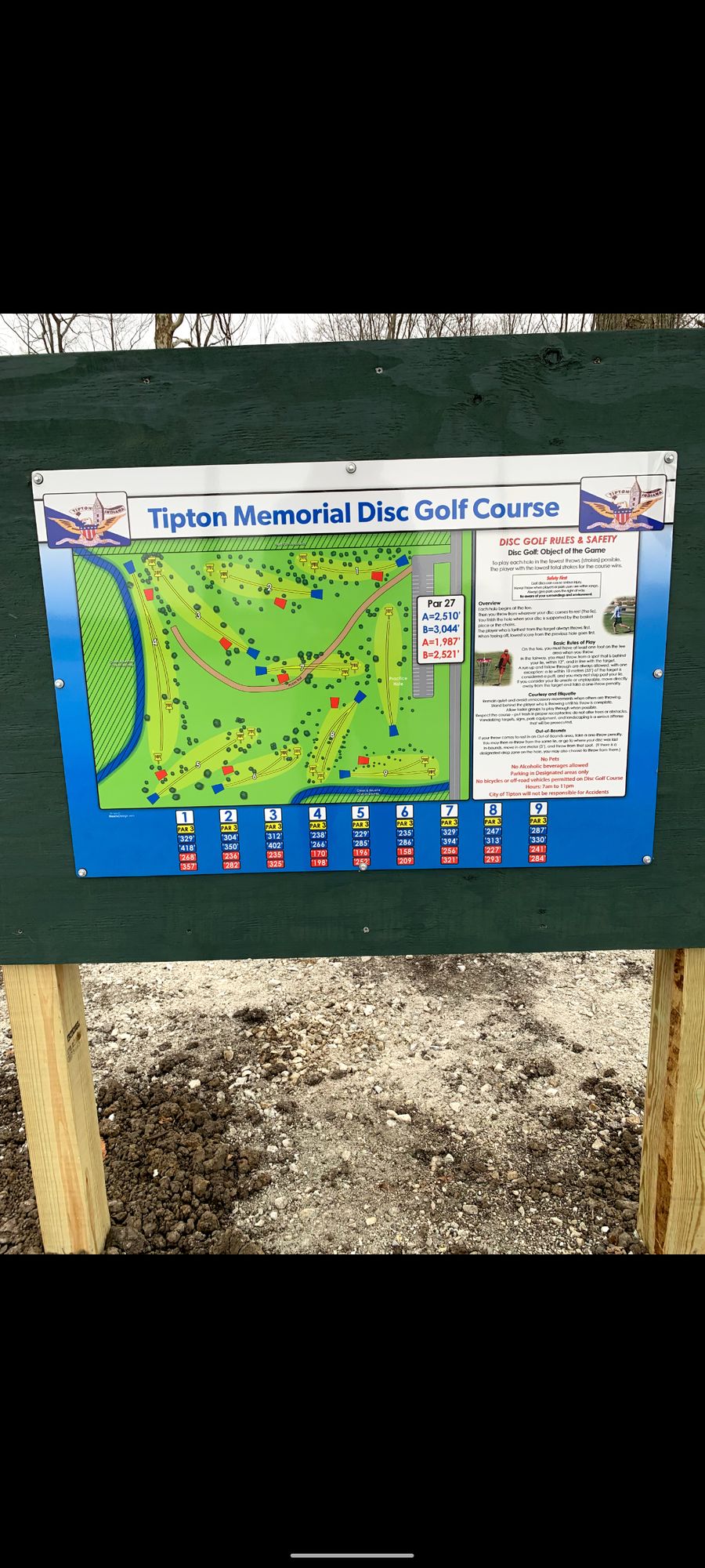 Tipton Memorial Disc Golf Course Tipton Indiana UDisc Disc Golf