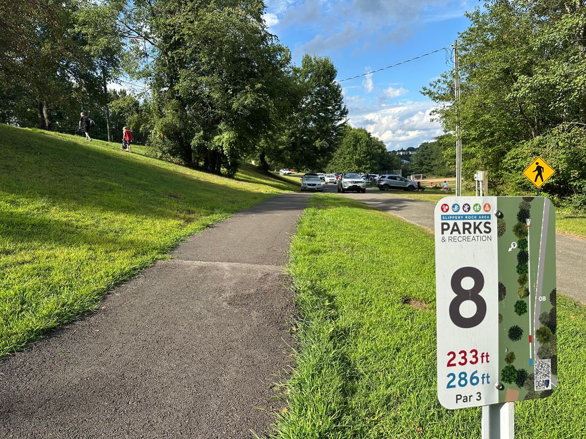 Slippery Rock Park Disc Golf Course Slippery Rock, Pennsylvania