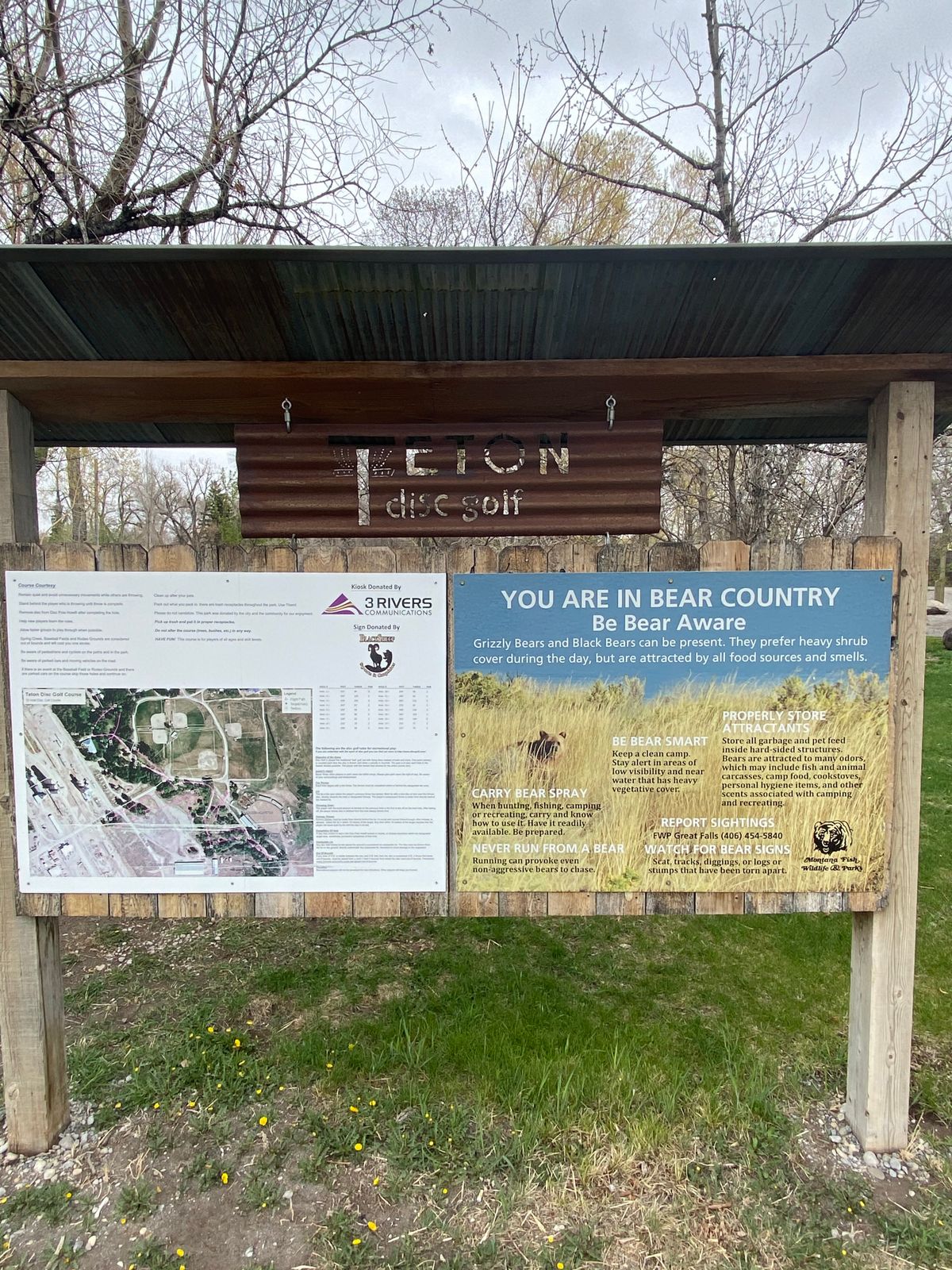 Teton Disc Golf Choteau, MT UDisc Disc Golf Course Directory