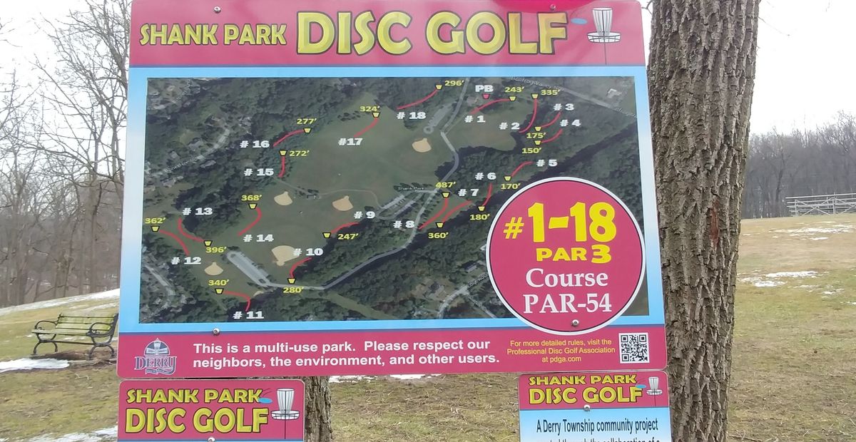 Shank Park Hummelstown, PA UDisc Disc Golf Course Directory