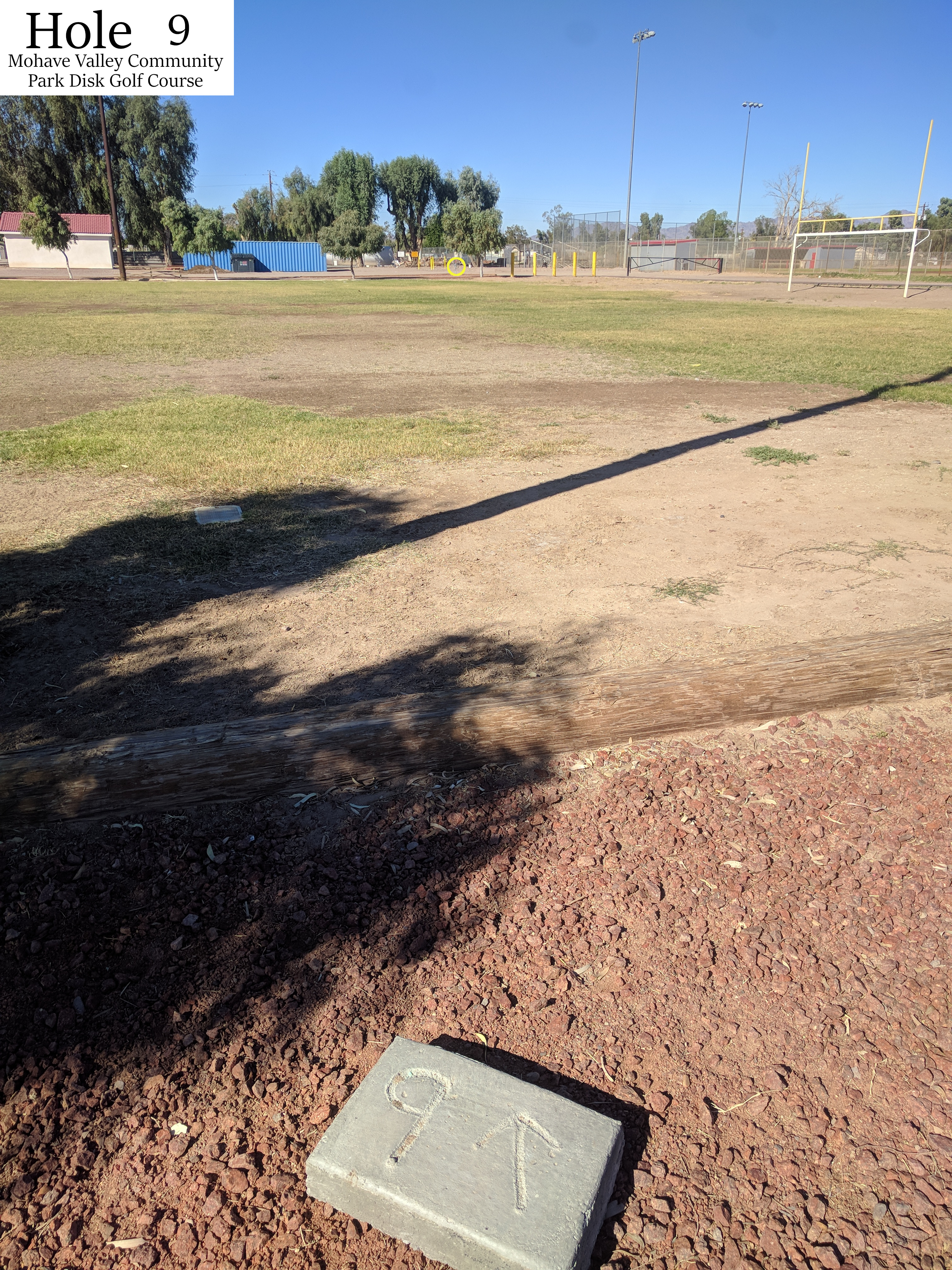 Mohave Valley Community Park - Course Map | UDisc Disc Golf Course Directory