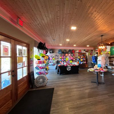 Cool pro shop! This is the front left side of shop.