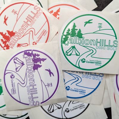 Albion Hills Disc Golf Stickers