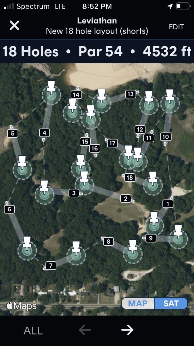 Leviathan Ludington, MI UDisc Disc Golf Course Directory