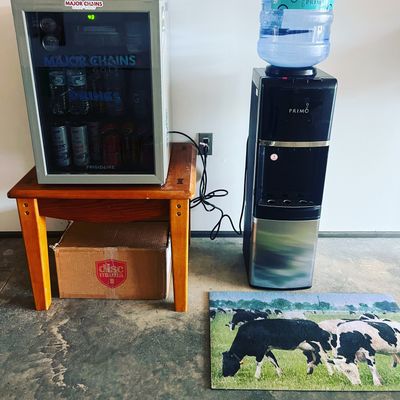 Come fill up your water bottle before or after your round.