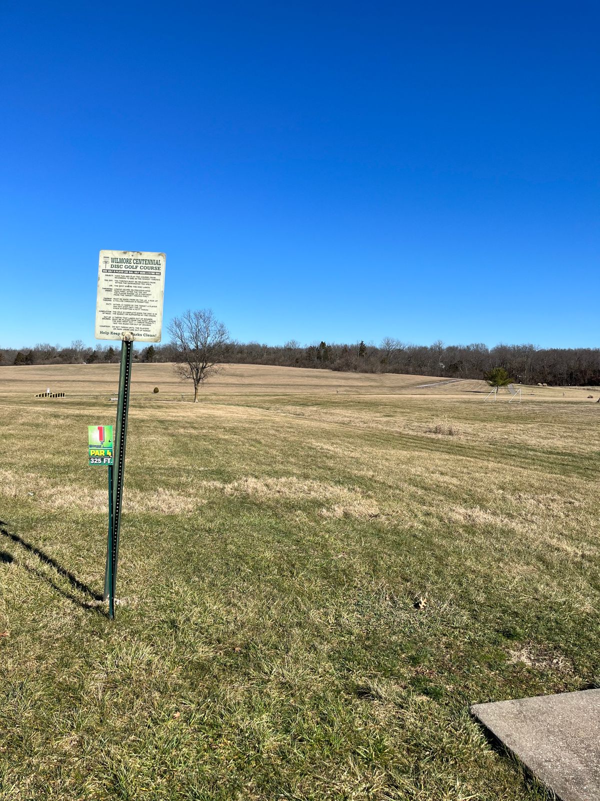 Centennial Park Wilmore, KY UDisc Disc Golf Course Directory