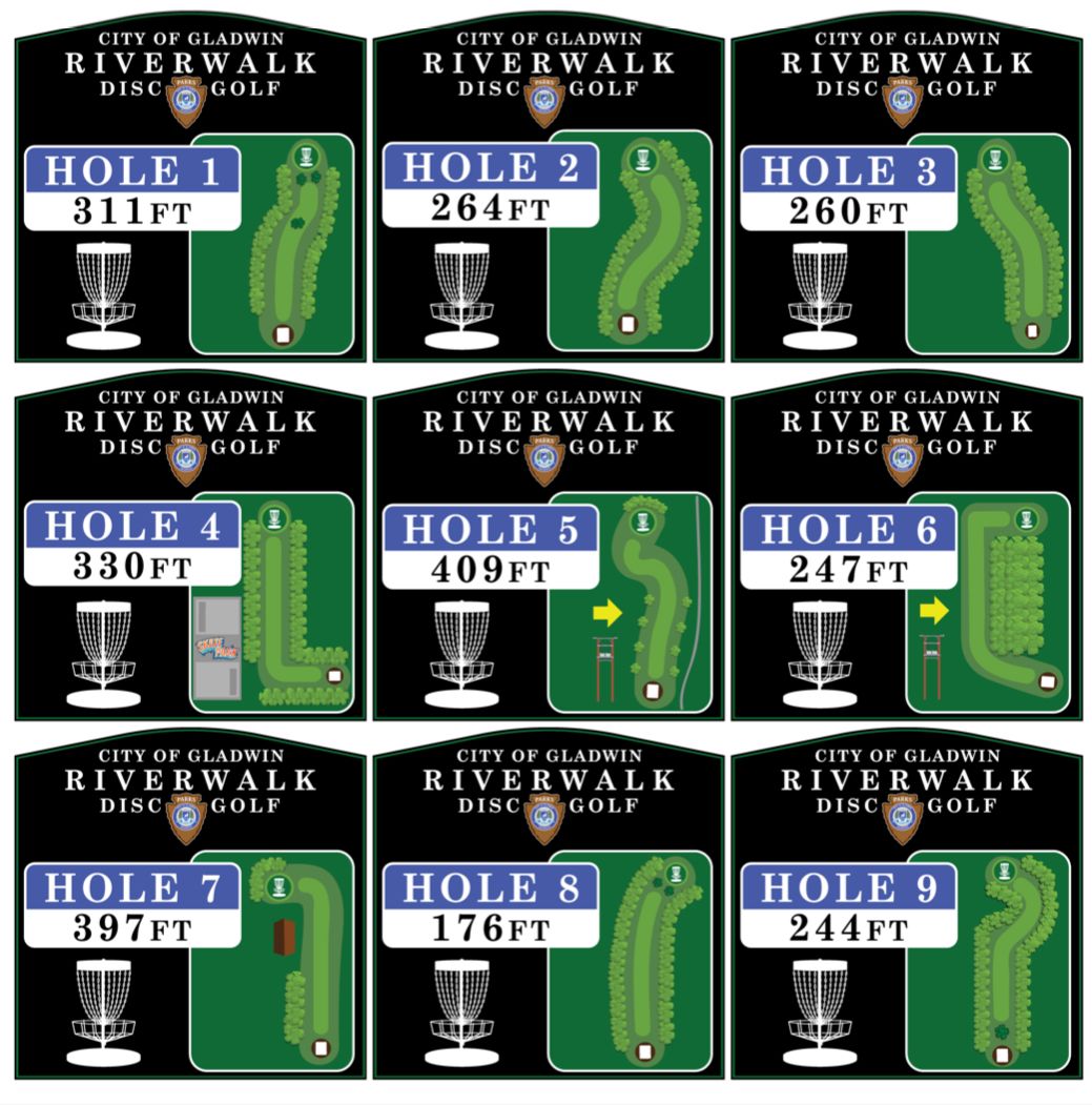 Riverwalk Disc Golf Course Gladwin, MI UDisc Disc Golf Course