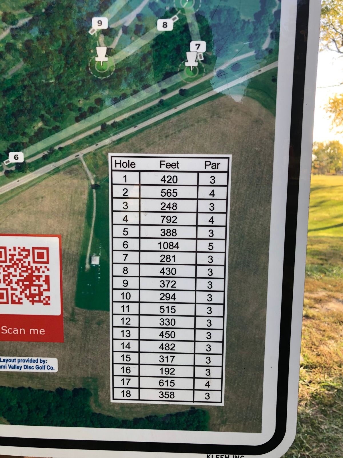 Armco Park DGC Greentree Corners, OH UDisc Disc Golf Course