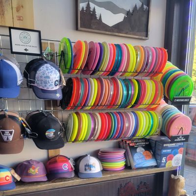 They have all discraft, westside, latitude 64, and dynamic very good selection of these brands