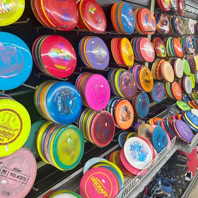 A good selection, and whole wall of used and new discs.